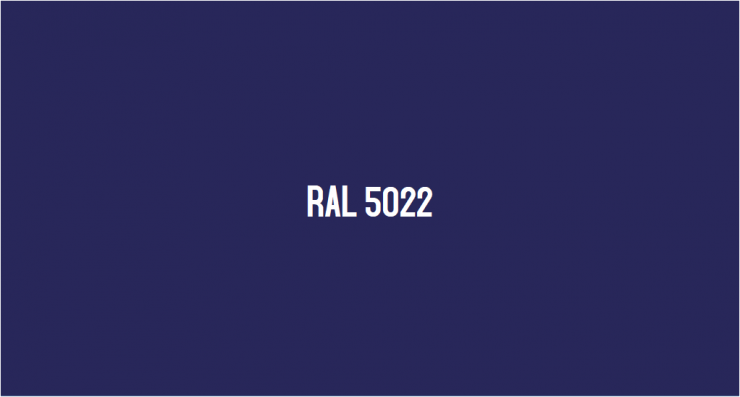 RAL 5022  Nuancier RAL